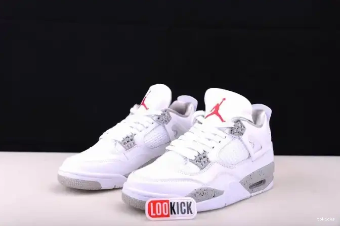 Rep TB Retro 4 Jordan (2021) Oreo CT8527-100 White 0618